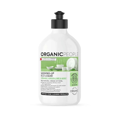 Organic People Washing Up Eco Liquid Green Lime &amp; Mint 500ml