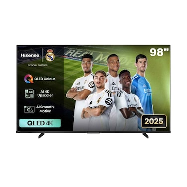 هايسنس تلفزيون QLED ذكي 98 بوصة بدقة 4K فائق الوضوح - موديل 98Q6Q