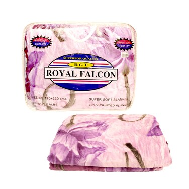 بطانية ناعمة فاخرة من رويال فالكون 170x230 سم  متنوع