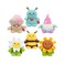 Bum Bumz Russ Garden Bums Plush Toy 4.5 Inches Assorted (Design &amp; Color Depend On The Stock Availability)