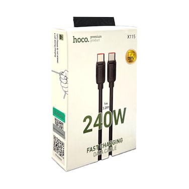 Hoco Data Cable Fast Charging X115 240W USB C - C