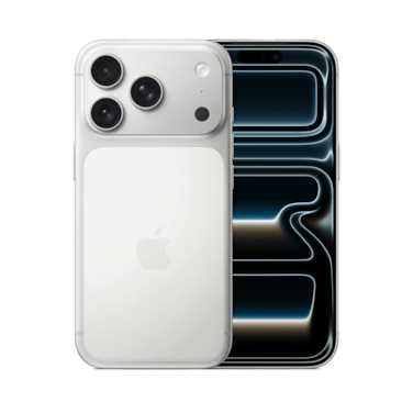 هاتف آبل آيفون 17 برو بسعة 12 جيجابايت رام و256 جيجابايت تخزين، يدعم شبكة الجيل الخامس، اللون الفضي (e SIM)