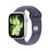 Apple Watch Series 11 GPS Cellular Silver Aluminum Case 42mm Purple Fog Sport Band M/L