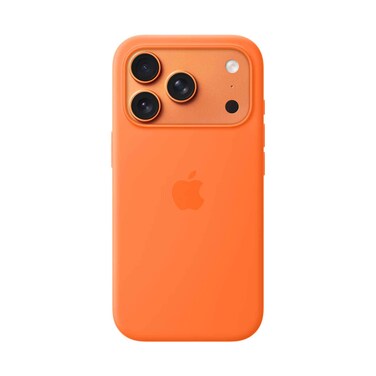 Apple Silicone Case with MagSafe iPhone 17 Pro Orange