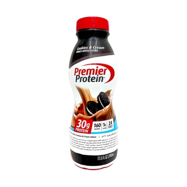 Premier Protein Shake Drink Cookies &amp; Cream Flavour 340ml
