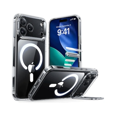 ESR iPhone 17 Pro Kickstand Case with Magsafe Clear Transparent