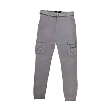 Mens Cargo Jogger With Belt Assorted