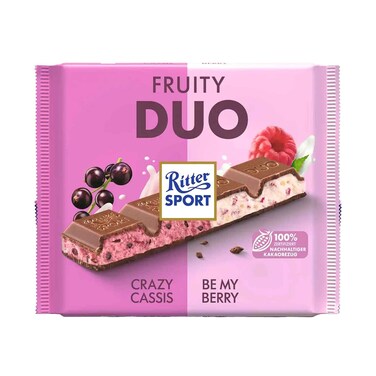 Ritter Sport Chocolate Fruity Duo Mix Berry 218g