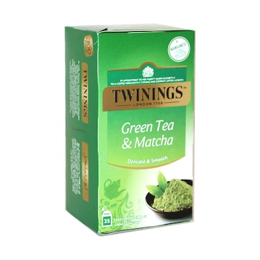 Twinings Green Tea &amp; Mtcha 2gx25 Pieces