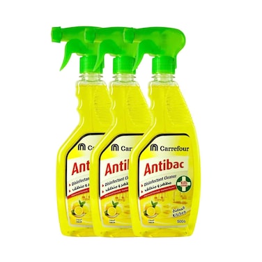 Maf Carrefour Antibac Disinfectant Kitchen Cleaner 500mlx3 Pieces