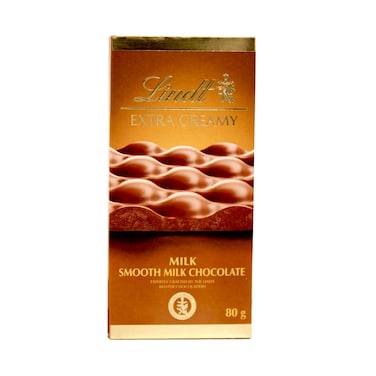 Lindt Extra Creamy Smooth Milk Chocolate 80g