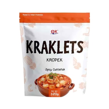 Ok Kraklets Kropek Spicy Cuttlefish 320g