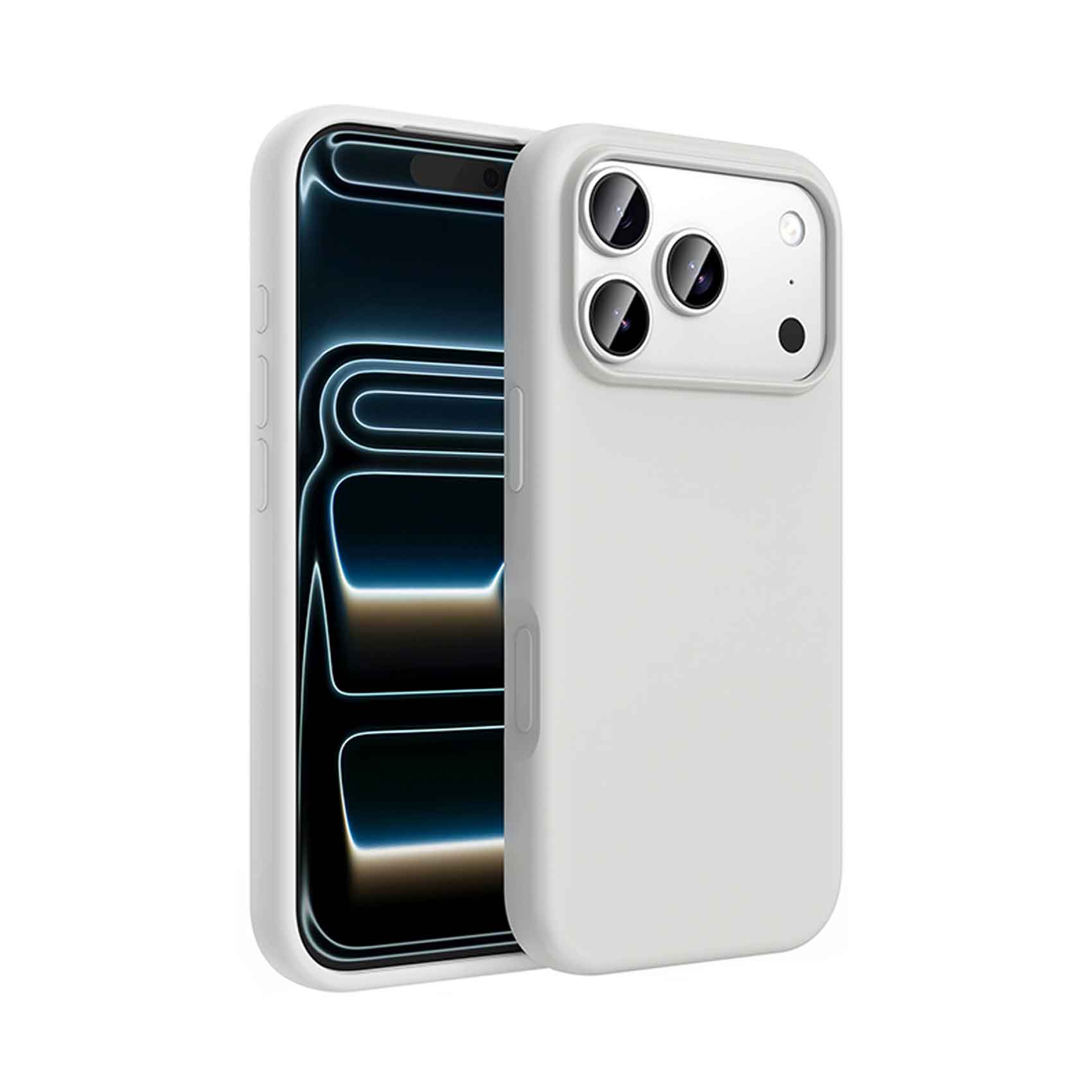 Hoco DG29 Leather Protective Case iPhone 17 Pro Max Light Gray
