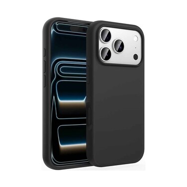 غلاف حماية سيليكون Hoco DG30 لـ iPhone 17 Pro أسود