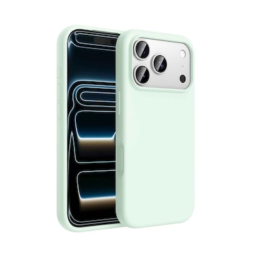 غطاء سيليكون مقاوم للبصمات Hoco DG30 لـ iPhone 17 Pro Max أخضر