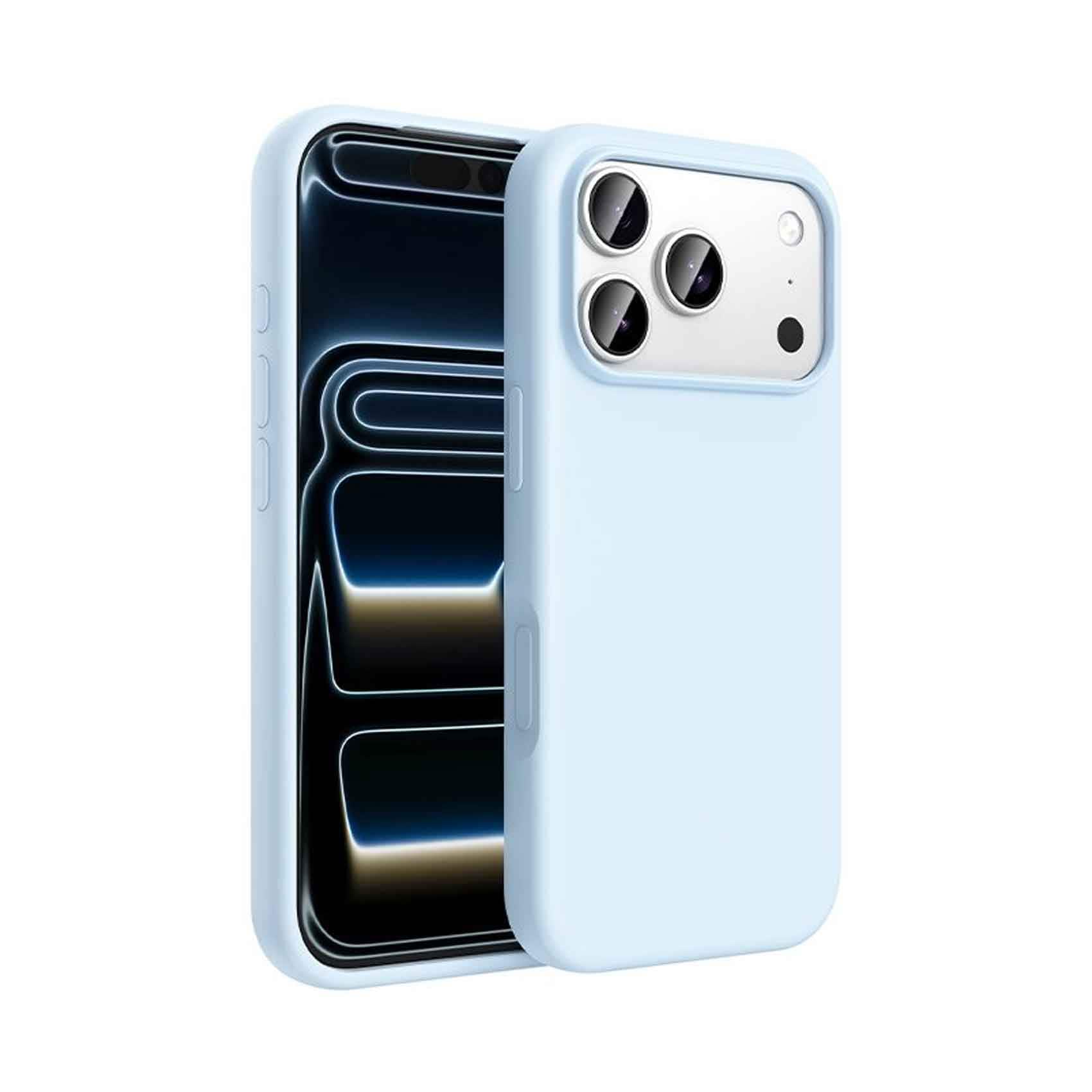 Hoco DG30 Silicon Protective Case iPhone 17 Pro Max Light Blue