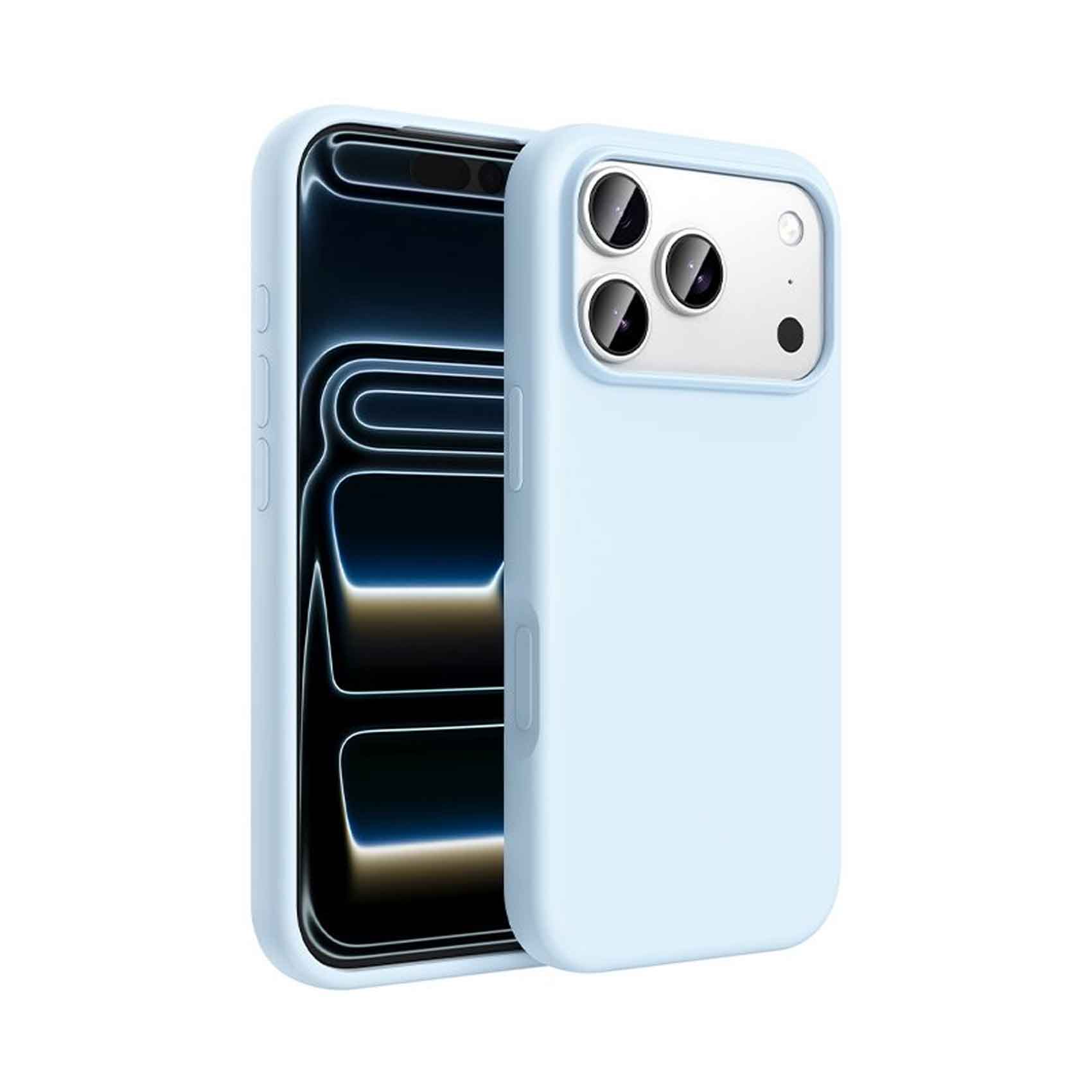 Hoco DG30 Silicon Protective Case iPhone 17 Pro Max Light Blue