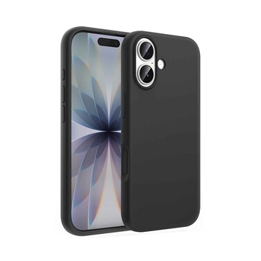 غطاء سيليكون مقاوم للبصمات Hoco DG30 لـ iPhone 17 أسود