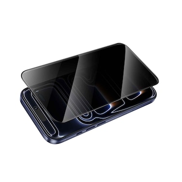 زجاج مقوّى كامل ثلاثي الأبعاد عالي الدقة Hoco DG36 لـ iPhone 17 Pro