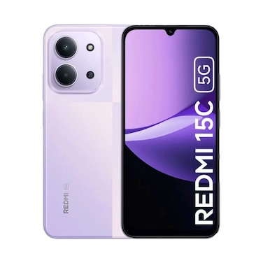 Redmi Smartphone 15C 5G 8GB RAM 256GB Storage Dusk Purple