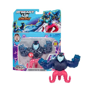 MrBeast Lab Stretchy Sabertooth Squid Age 5+