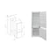Ignis Built-in Refrigarator Combi Frost Free CTI2861TF 256L