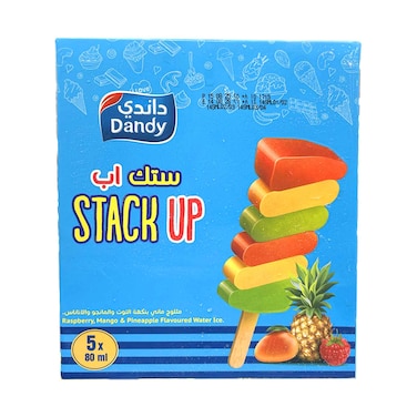 آيس كريم داندي ستاك أب عبوة عائلية ٨٠ مل × ٥ قطع