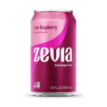 Zevia Cran-Rasberry Natural Flavored Zero Sugar Soda Drink 355ml