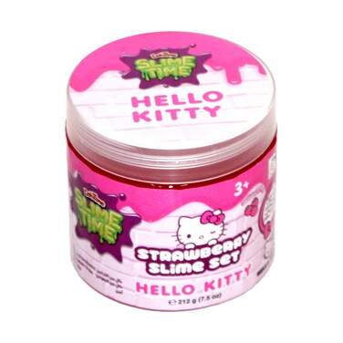 DohTime Slime Time Strawberry Slime Set Hello Kitty 212g