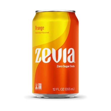 Zevia Zero Sugar Soda Drink Orange 355ml