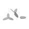 Berghoff Leo Balance Silicone Foldable &amp; Magnetic Trivet Moonmist 9.5 Inches