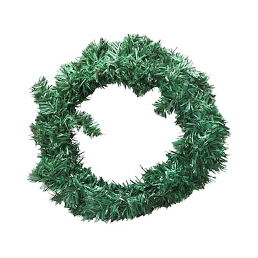 Plain Green Colorado Festive Door Wreath With PVC Tips 45cm