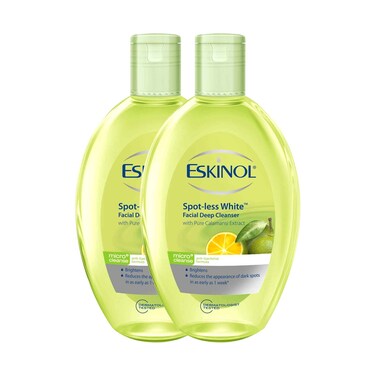 Eskinol Spot-Less White Deep Facial Cleanser with Calamansi Extracts 225mlx2 Pieces