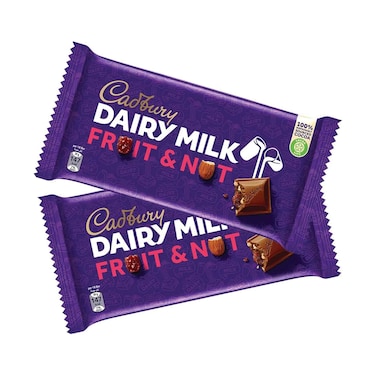 Cadbury Dairy Milk Fruit &amp; Nut 212gx2 Pieces