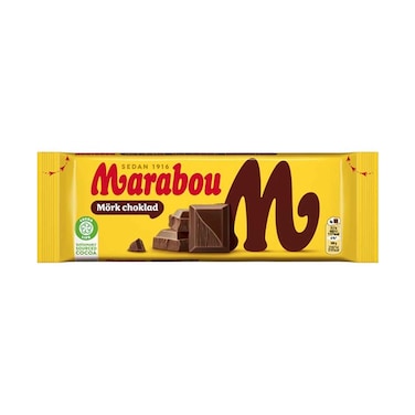 Marabou Dark Chocolate Bar 180g