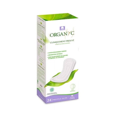 Organyc Cotton Panty Liners Light Flow 24 Pieces