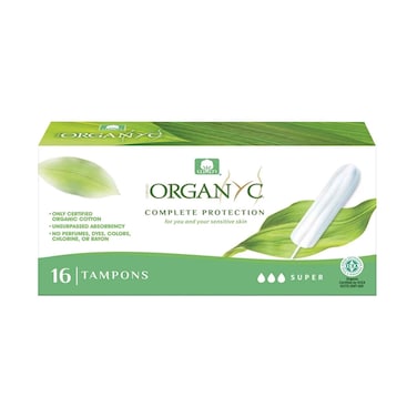 Organyc Cotton Tampons Super 16 Pieces