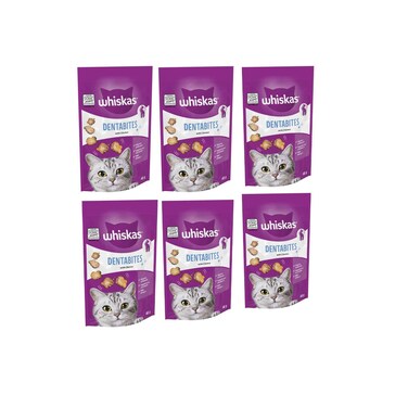 Whiskas DentaBites Chicken Cat Treats 40gx6 Pieces