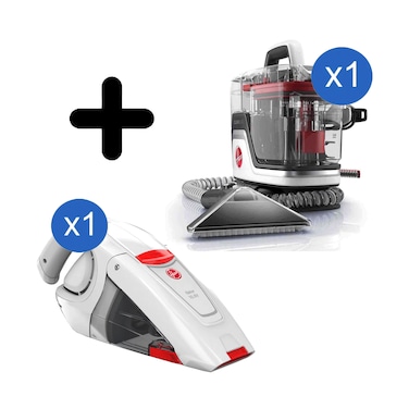 Hoover CleanSlate Portable Carpet and Upholstery Pet Spot Cleaner CDSWMPME +Hoover Hand Vacuum Cleaner HQ86-GA-BME