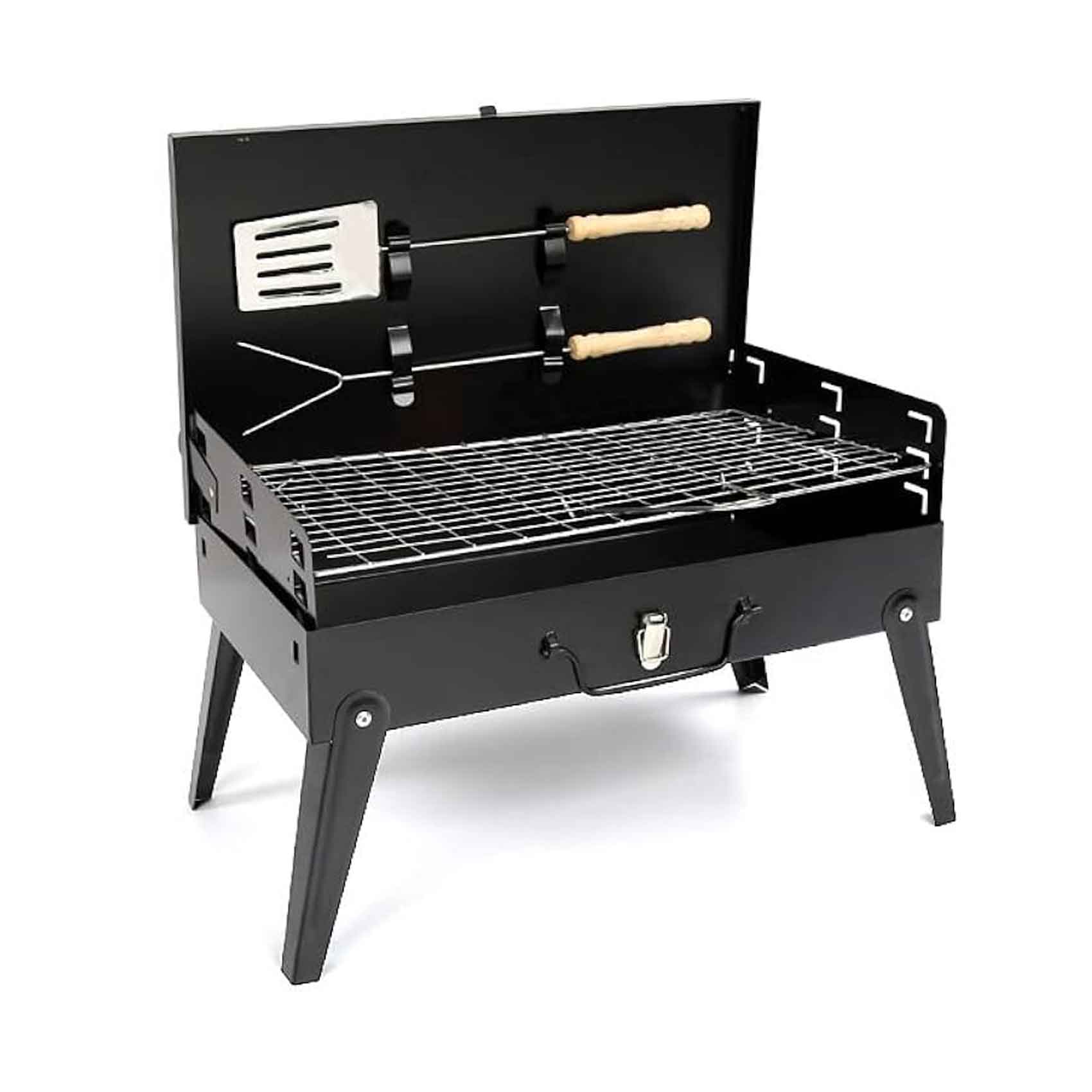 Camp Master Bbq with 3 Step Adjustable Grid