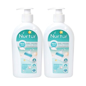 Nurtur Baby Feeding Bottle Wash 500ml x 2 Pieces