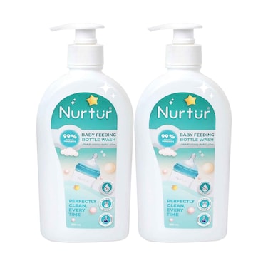 Nurtur Baby Feeding Bottle Wash 500ml x 2 Pieces