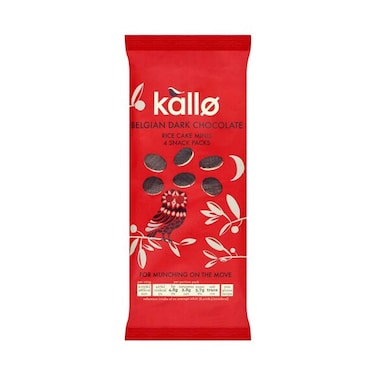 Kallo Mini Dark Chocolate Rice Cakes 84g