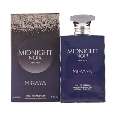 Miraya Midnight Noir Eau De Parfum For Men 100ml