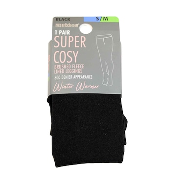 Outdoor Super Cosy Brushed Fleece Lined Leggings Winter Warmer 1Pair Assorted (No Refund &amp; Exchange for Hygienic Items)