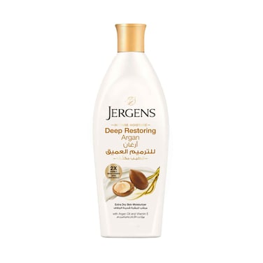 Jergens Body Lotion Intense Moisture Deep Restoring Argan For Extra Dry Skin Moisturizer 200ml