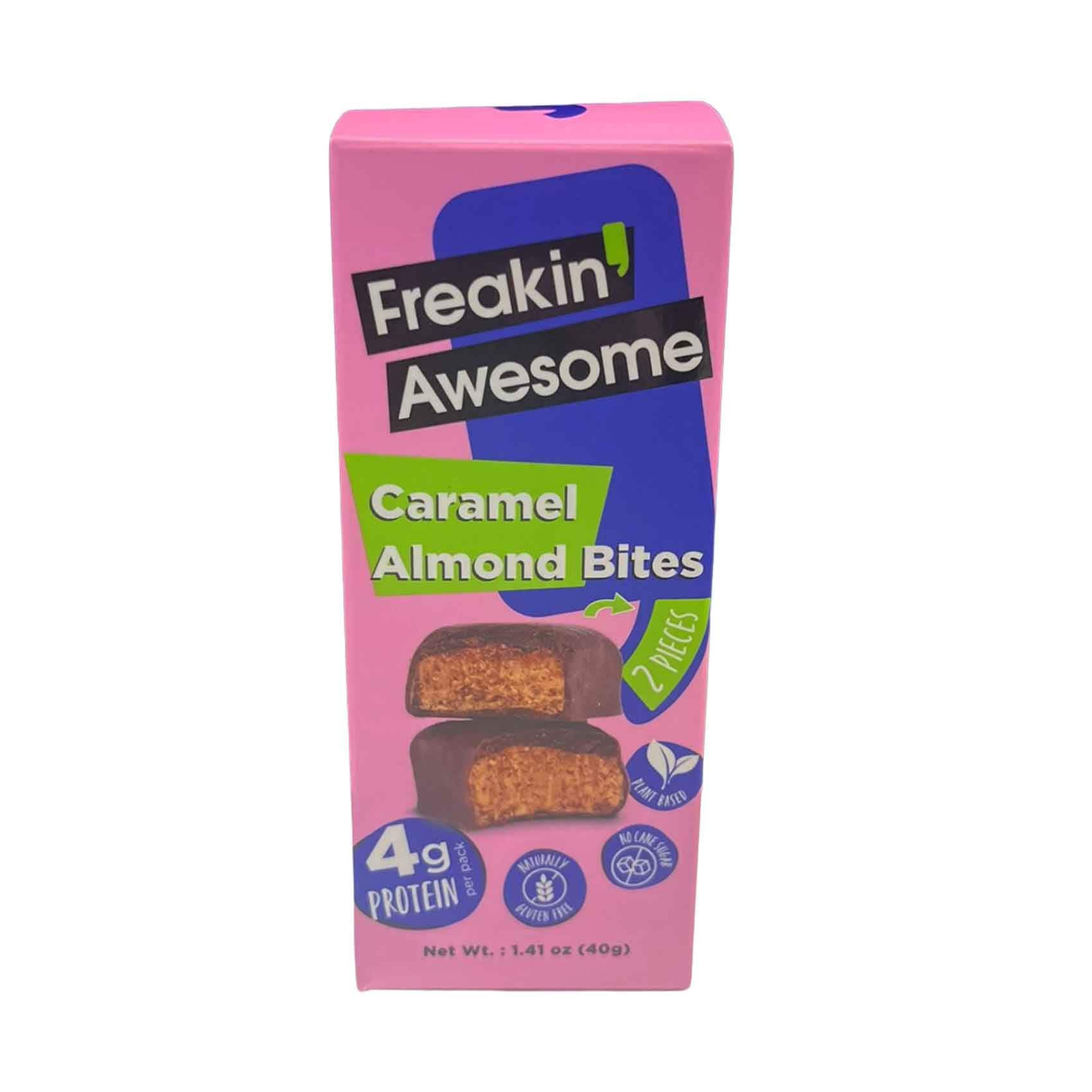 Freakin Awesome Caramel Almond Bites 40g