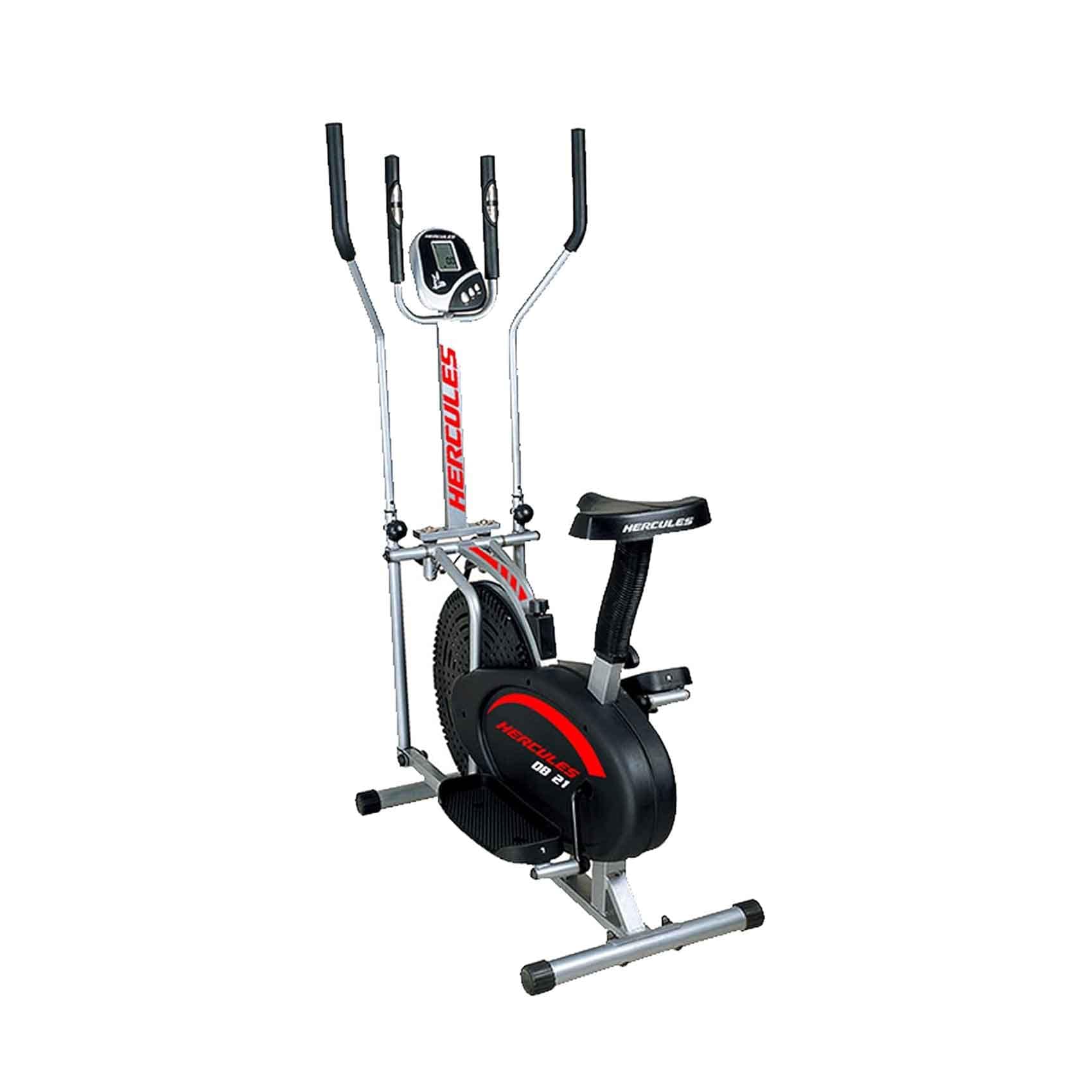 Hercules Fitness Stainless Steel Elliptical Cross Trainer Air Bike Gym Cardio DB21