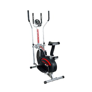 Hercules Fitness Stainless Steel Elliptical Cross Trainer Air Bike Gym Cardio DB21