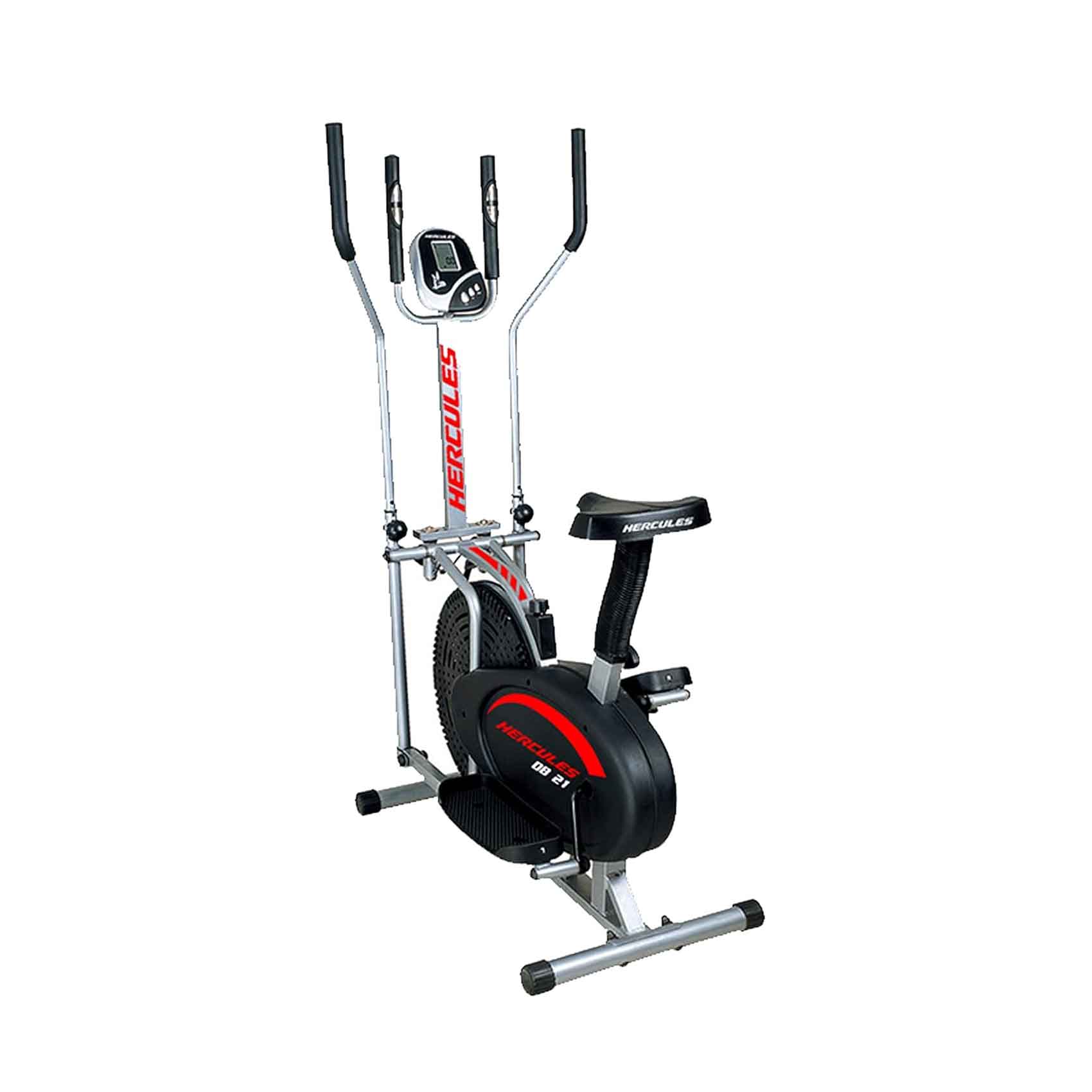 Hercules Fitness Stainless Steel Elliptical Cross Trainer Air Bike Gym Cardio DB21